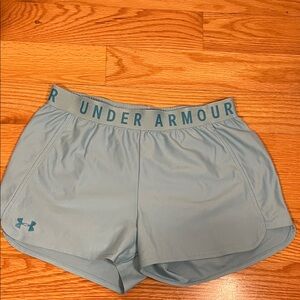 Under Armour Women's Light Blue Athletic Shorts